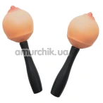Маракаси у вигляді грудей Diverty Sex, тілесні - Фото №1