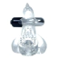 Эрекционное кольцо c вибрацией Boss Series EasyLove Vibro Cock Ring Dolphin, прозрачное - Фото №4