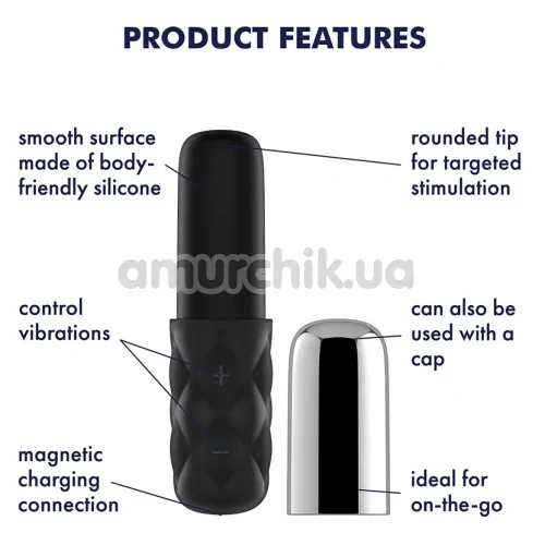 Вібратор Satisfyer Sparkling Darling, сріблястий