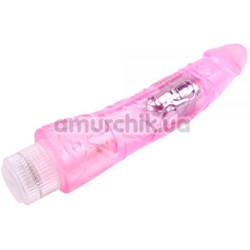 Вибратор Crystal Jelly Glitters Mr.Right, розовый