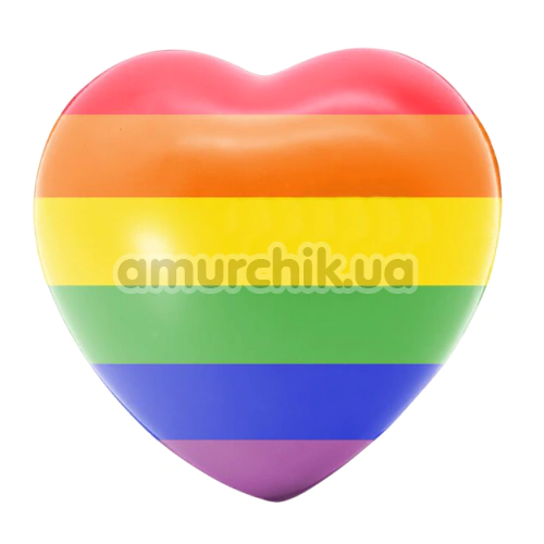 Іграшка-антистрес у вигляді серця Diverty Sex Heart LGBTQ+, райдужна