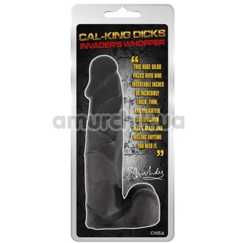 Фаллоимитатор Cal-King Dicks Invader's Whopper, черный