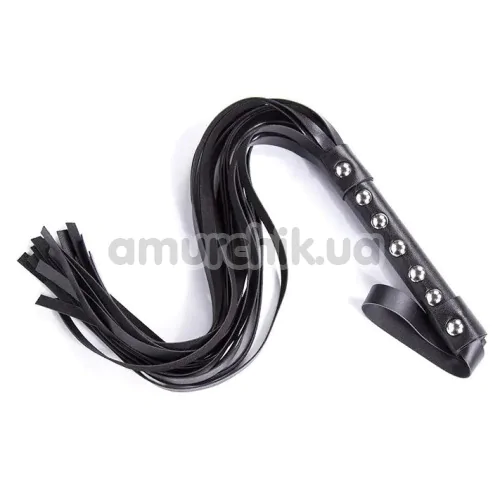 Флоггер DS Fetish Studded Flogger, черный