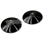 Прикраси для сосків Guilty Pleasure Linking Loop Covers, чорні - Фото №1