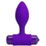 Анальная пробка с вибрацией Pretty Love Vibra Butt Plug, фиолетовая - Фото №1