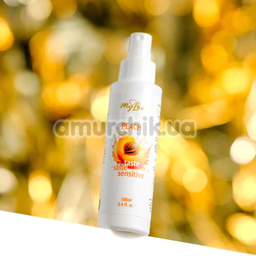 Лубрикант MyLove Taste-Slide Sensitive Peach - персик, 100 мл