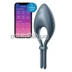 Виброкольцо для члена Satisfyer Bullseye, серое - Фото №1