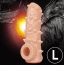 Насадка на пенис Kokos Nude Sleeve NS 006-L, телесная - Фото №8