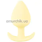 Анальна пробка Cuties Mini Butt Plug 556912, жовта - Фото №1