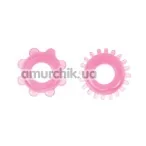 Набор эрекционных колец Synergy Tickler Ring, 2 шт розовый - Фото №1