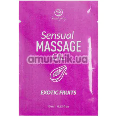 Масажна олія Secret Play Sensual Massage Oil Exotic Fruits - екзотичні фрукти, 10 мл - Фото №1