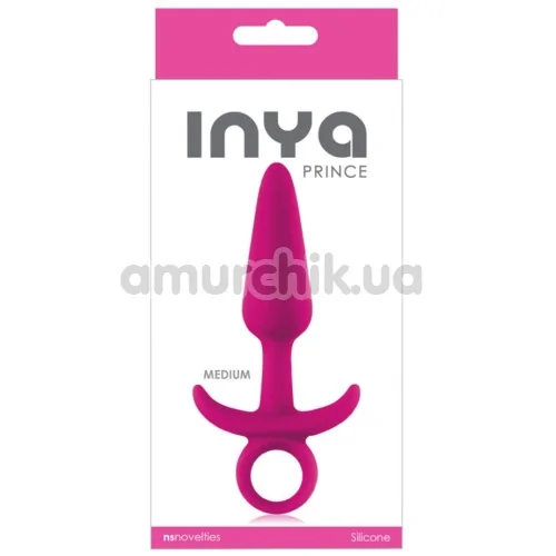 Анальная пробка Inya Prince Medium, розовая