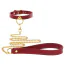 Повідець Taboom Bondage in Luxury Chain Leash, червоний - Фото №2