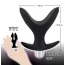 Анальна пробка з вібрацією Black Velvets Vibrating Anchor Plug, чорна - Фото №7