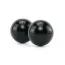 Вагінальні кульки Black Glass Ben-Wa Balls Medium, чорні - Фото №3