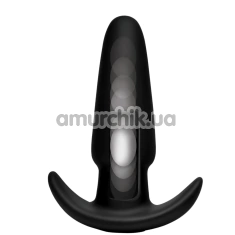 Анальна пробка з поштовхами ThumpIt 7X Medium Thumping Anal Plug, чорна - Фото №1