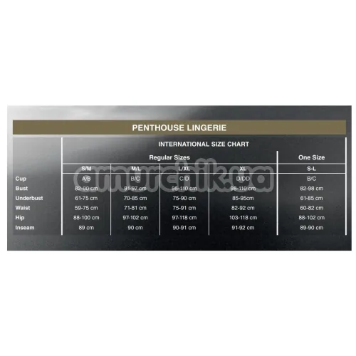Трусики Penthouse Lingerie Dangerous Darling, червоні