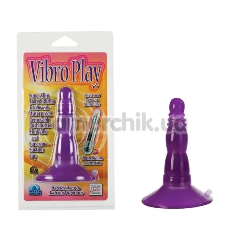 Анальна пробка Vibro Play purple