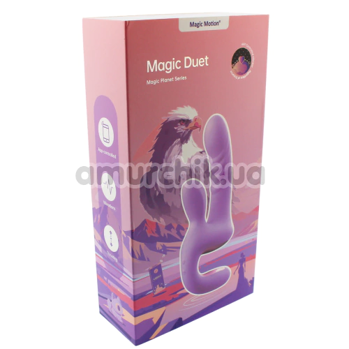 Вибратор с толчками Magic Motion Magic Duet, фиолетовый