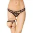Трусики-стринги женские Thongs (модель 2441), черные