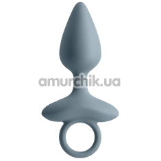 Анальная пробка с вибрацией Renegade Orion Vibrating Plug, серая - Фото №1