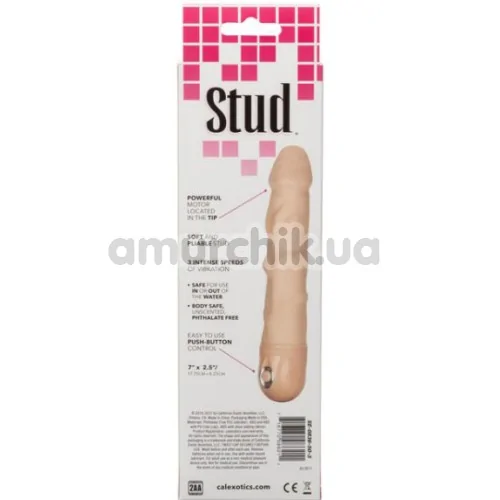 Вібратор Power Stud Rod, тілесний