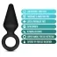 Анальна пробка Anal Adventures Platinum Loop Plug Small, чорна - Фото №4
