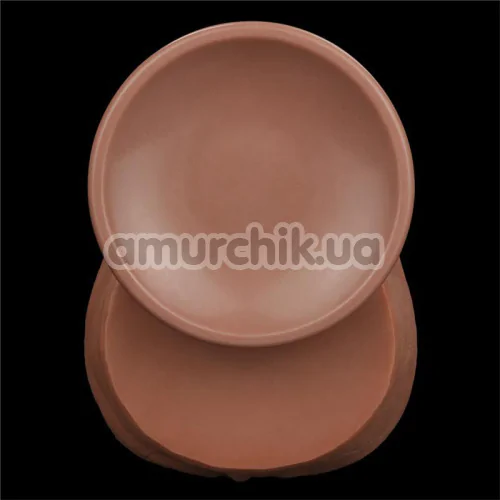 Фалоімітатор Sliding-Skin Dual Layer Dong 14, коричневий