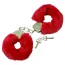 Наручники Souvenirs Fur Love Cuffs, красные - Фото №2