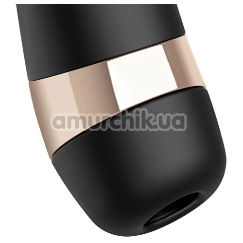 Симулятор орального секса для женщин с вибрацией Satisfyer Pro 3 +, чёрный