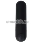 Кліторальний вібратор Virgite Essentials Essential Pulse Vibrating Bullet, чорний - Фото №1