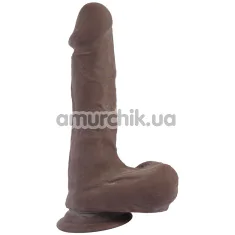 Фаллоимитатор T-skin ReaL Cock Shoot, коричневый - Фото №1
