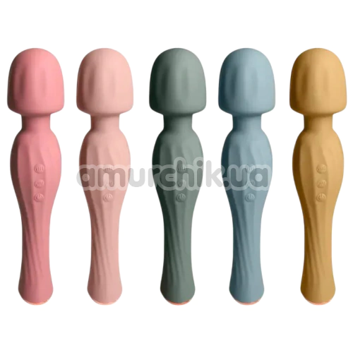 Універсальний вібромасажер Sweet Em Velvet Lure Vibe Spiral Wand, жовтий