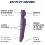 Універсальний вібромасажер Satisfyer Wand-er Woman, фіолетовий - Фото №9
