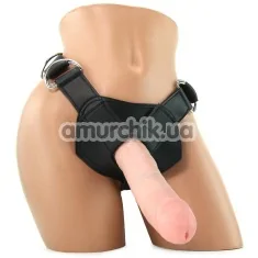 Страпон King Cock Strap-on Harness W Cock 8, тілесний - Фото №1