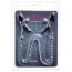 Затискачі для сосків з ланцюжком Lucky Bay Nipple Play Thin Chain Metall, срібні - Фото №2