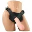 Страпон King Cock Strap-on Harness W Cock 8, тілесний - Фото №1