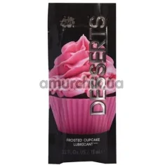 Оральный лубрикант Wet Desserts Frosted Cupcake, 10 мл - Фото №1