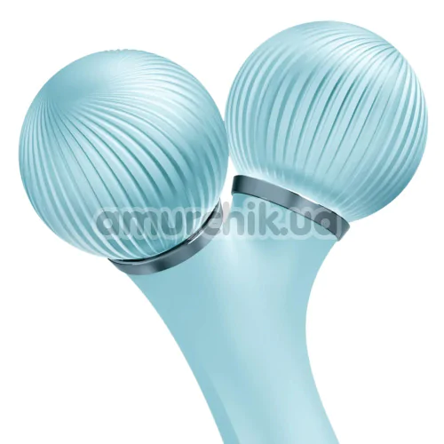 Ультразвуковий масажер для обличчя Geske Sonic Facial Roller 4 in 1, бірюзовий