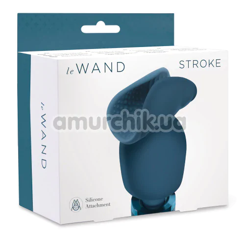 Насадка для универсального вибромассажера Le Wand Stroke, голубая