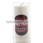 Свічка sLash Wax Play маленька, біла - Фото №1