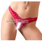 Трусики-стрінги Cottelli Collection Lingerie 2321653, червоні - Фото №1