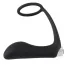 Вібростимулятор простати з ерекційним кільцем Black Velvets Vibrating Ring & Plug, чорний - Фото №2