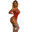 Комбинезон Star Night Gala Net Bodystocking, красно-белый - Фото №3