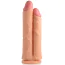 Подвійний фалоімітатор Double Stuffer 10 Double Pecker Dildo, тілесний - Фото №1