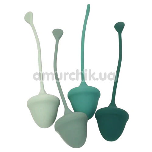 Набор вагинальных шариков Sweet Em Forest Tone Femme Set, зеленый