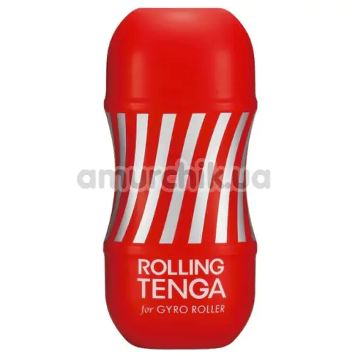 Адаптер с ротацией и вакуумной стимуляцией Tenga Vacuum Gyro Roller + мастурбатор Tenga Rolling Cup