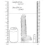 Фаллоимитатор Realrock Crystal Clear Dildo Realistic 8, прозрачный - Фото №7
