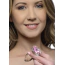 Анальна пробка з рожевим кристалом Booty Sparks Gem Glass Anal Plug S, прозора - Фото №6