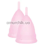 Набор из 2 менструальных чаш Mae B Intimate Health Small, розовый - Фото №1